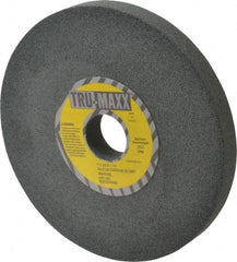 Tru-Maxx - 80 Grit Silicon Carbide Bench & Pedestal Grinding Wheel - 7" Diam x 1-1/4" Hole x 3/4" Thick, 3600 Max RPM, K Hardness, Medium Grade , Vitrified Bond - Industrial Tool & Supply