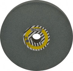 Tru-Maxx - 80 Grit Silicon Carbide Bench & Pedestal Grinding Wheel - 8" Diam x 1" Hole x 1" Thick, 3600 Max RPM, K Hardness, Medium Grade , Vitrified Bond - Industrial Tool & Supply