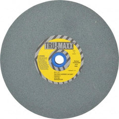 Tru-Maxx - 120 Grit Silicon Carbide Bench & Pedestal Grinding Wheel - 8" Diam x 1" Hole x 1" Thick, 3600 Max RPM, K Hardness, Fine Grade , Vitrified Bond - Industrial Tool & Supply