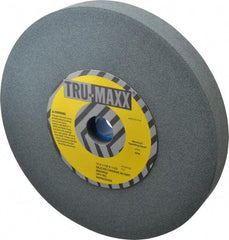 Tru-Maxx - 80 Grit Silicon Carbide Bench & Pedestal Grinding Wheel - 12" Diam x 1-1/2" Hole x 1-1/2" Thick, 2705 Max RPM, K Hardness, Medium Grade , Vitrified Bond - Industrial Tool & Supply