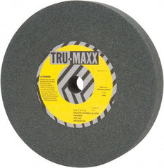 Tru-Maxx - 60 Grit Silicon Carbide Bench & Pedestal Grinding Wheel - 12" Diam x 1-1/4" Hole x 2" Thick, 2705 Max RPM, M Hardness, Medium Grade , Vitrified Bond - Industrial Tool & Supply