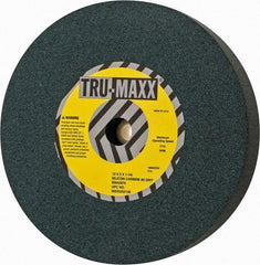 Tru-Maxx - 80 Grit Silicon Carbide Bench & Pedestal Grinding Wheel - 12" Diam x 1-1/4" Hole x 2" Thick, 2705 Max RPM, M Hardness, Medium Grade , Vitrified Bond - Industrial Tool & Supply