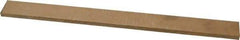 Value Collection - 1/4 Inch Thick x 1 Inch Wide x 1 Ft. Long, Bronze Rectangular Bar - Alloy Aluminum Bronze (CDA 954) - Industrial Tool & Supply