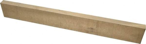 Value Collection - 1/2 Inch Thick x 1-1/2 Inch Wide x 1 Ft. Long, Bronze Rectangular Bar - Alloy Aluminum Bronze (CDA 954) - Industrial Tool & Supply