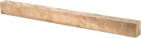 Value Collection - 3/4 Inch Thick x 1 Inch Wide x 1 Ft. Long, Bronze Rectangular Bar - Alloy Aluminum Bronze (CDA 954) - Industrial Tool & Supply