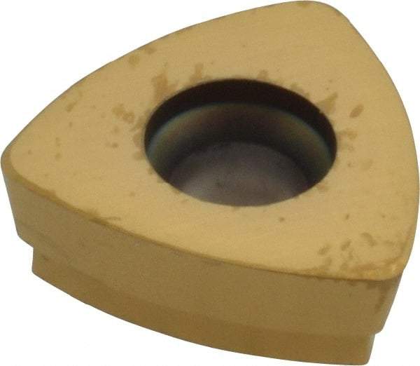 Seco - 218.19160 MD11 Grade F25M Carbide Milling Insert - TiAlN/TiN Finish, 0.187" Thick, 0.44" Inscribed Circle, 0.047" Corner Radius - Industrial Tool & Supply