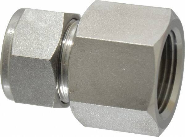 Ham-Let - 3/4" OD, Grade 316Stainless Steel Female Connector - Comp x FNPT Ends - Industrial Tool & Supply