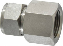 Ham-Let - 3/4" OD, Grade 316Stainless Steel Female Connector - Comp x FNPT Ends - Industrial Tool & Supply