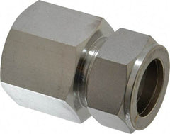 Ham-Let - 1" OD, Grade 316Stainless Steel Female Connector - Comp x FNPT Ends - Industrial Tool & Supply
