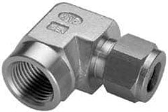Ham-Let - 3/4" OD, Grade 316Stainless Steel Female Elbow - Comp x FNPT Ends - Industrial Tool & Supply