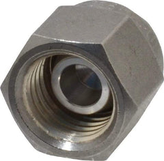 Ham-Let - 1/4" OD, Grade 316Stainless Steel Plug - Comp Ends - Industrial Tool & Supply