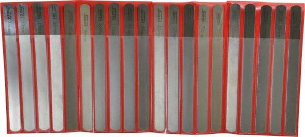 SPI - 20 Piece, 0.05 to 1mm Parallel Feeler Gage Set - 6" Long x 1/2" Wide, Steel - Industrial Tool & Supply