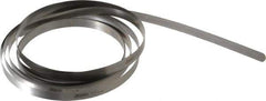 SPI - 0.07mm Thick x 10 Ft. Long x 1/2 Inch Wide, Feeler Stock Roll - High Carbon Steel - Industrial Tool & Supply