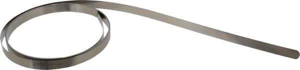 SPI - 0.08mm Thick x 10 Ft. Long x 1/2 Inch Wide, Feeler Stock Roll - High Carbon Steel - Industrial Tool & Supply