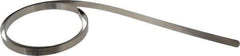 SPI - 0.08mm Thick x 10 Ft. Long x 1/2 Inch Wide, Feeler Stock Roll - High Carbon Steel - Industrial Tool & Supply