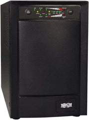 Tripp-Lite - 15 Amp, 750 VA, Tower Mount Online Backup Uninterruptible Power Supply - Backup 4 min with Full Load & 13 min with Half Load, 120 VAC Input & Output, 600 Watt Output, 1 Phases, 6 Outlets - Industrial Tool & Supply