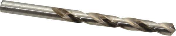 Hertel - 3/8" 118° High Speed Steel Jobber Drill - Bright Finish, Right Hand Cut, Spiral Flute, Straight Shank, 5" OAL, Standard Point - Industrial Tool & Supply