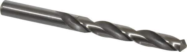 Hertel - 37/64" 118° High Speed Steel Jobber Drill - Bright Finish, Right Hand Cut, Spiral Flute, Straight Shank, 6-5/8" OAL, Standard Point - Industrial Tool & Supply