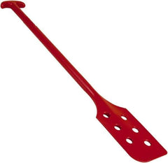 Remco - Red Polypropylene Mixing Paddle with Holes - 40" Overall Length - Industrial Tool & Supply