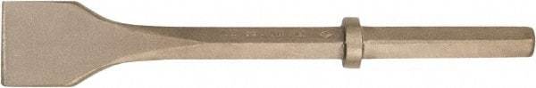 Ampco - 3" Head Width, 18" OAL, 1-1/8" Shank Diam, Chisel - Hex Drive, Hex Shank - Industrial Tool & Supply