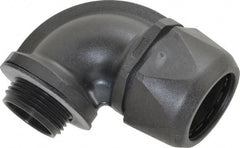Murrplastik - 1" Trade, Nylon Compression Angled Liquidtight Conduit Connector - Noninsulated - Industrial Tool & Supply