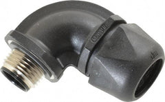 Murrplastik - 1/2" Trade, Nylon Compression Angled Liquidtight Conduit Connector - Noninsulated - Industrial Tool & Supply