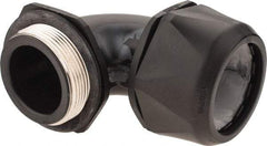 Murrplastik - 2" Trade, Nylon Compression Angled Liquidtight Conduit Connector - Noninsulated - Industrial Tool & Supply