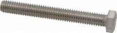 Value Collection - 3/8-16 UNC, 3" Length Under Head Hex Head Cap Screw - Fully Threaded, Grade 316 Stainless Steel, Uncoated, 9/16" Hex - Industrial Tool & Supply