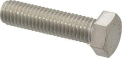 Value Collection - 1/2-13 UNC, 2" Length Under Head Hex Head Cap Screw - Fully Threaded, Grade 316 Stainless Steel, Uncoated, 3/4" Hex - Industrial Tool & Supply