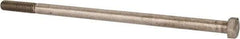Value Collection - 3/8-16 UNC, 8" Length Under Head Hex Head Cap Screw - Partially Threaded, Grade 18-8 Stainless Steel, Uncoated, 9/16" Hex - Industrial Tool & Supply