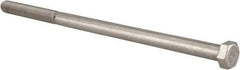 Value Collection - 1/2-13 UNC, 10" Length Under Head Hex Head Cap Screw - Partially Threaded, Grade 18-8 Stainless Steel, Uncoated, 3/4" Hex - Industrial Tool & Supply