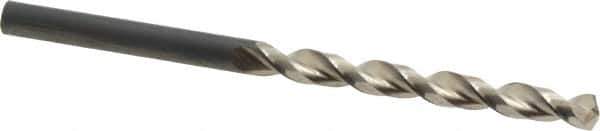 Guhring - #10 130° High Speed Steel Jobber Drill - Bright Finish, Right Hand Cut, Parabolic Flute, Straight Shank, 3-3/8" OAL, Standard Point - Industrial Tool & Supply