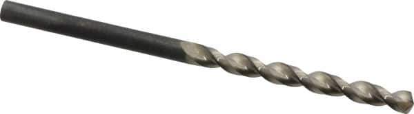 Guhring - #27 130° High Speed Steel Jobber Drill - Bright Finish, Right Hand Cut, Parabolic Flute, Straight Shank, 2-3/4" OAL, Standard Point - Industrial Tool & Supply