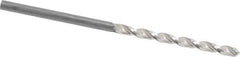 Guhring - #42 130° High Speed Steel Jobber Drill - Bright Finish, Right Hand Cut, Parabolic Flute, Straight Shank, 2-1/4" OAL, Standard Point - Industrial Tool & Supply