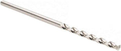Guhring - #52 130° High Speed Steel Jobber Drill - Bright Finish, Right Hand Cut, Parabolic Flute, Straight Shank, 1-11/16" OAL, Standard Point - Industrial Tool & Supply