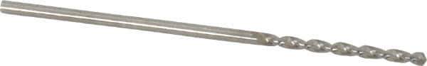 Guhring - #56 130° High Speed Steel Jobber Drill - Bright Finish, Right Hand Cut, Parabolic Flute, Straight Shank, 1-7/16" OAL, Standard Point - Industrial Tool & Supply