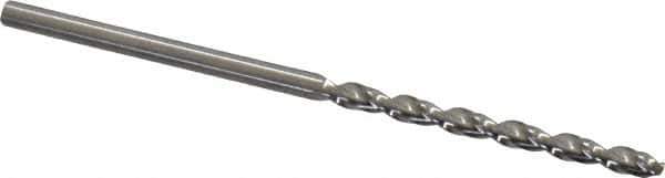 Guhring - 5/64" 130° High Speed Steel Jobber Drill - Bright Finish, Right Hand Cut, Parabolic Flute, Straight Shank, 1-15/16" OAL, Standard Point - Industrial Tool & Supply