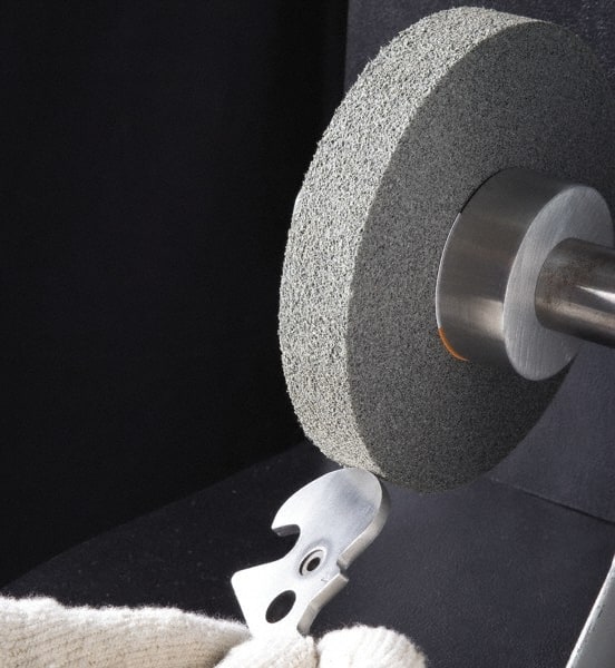 Standard Abrasives - 8" Diam, 3" Center Hole, Fine Grade, Silicon Carbide Deburring Wheel - Industrial Tool & Supply
