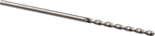 Guhring - 1.25mm 130° High Speed Steel Jobber Drill - Bright Finish, Right Hand Cut, Parabolic Flute, Straight Shank, 1-1/2" OAL, Standard Point - Industrial Tool & Supply