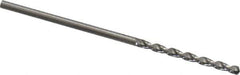 Guhring - 1.3mm 130° High Speed Steel Jobber Drill - Bright Finish, Right Hand Cut, Parabolic Flute, Straight Shank, 1-1/2" OAL, Standard Point - Industrial Tool & Supply