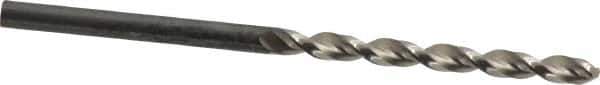 Guhring - 3.1mm 130° High Speed Steel Jobber Drill - Bright Finish, Right Hand Cut, Parabolic Flute, Straight Shank, 2-9/16" OAL, Standard Point - Industrial Tool & Supply