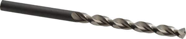 Guhring - 5mm 130° High Speed Steel Jobber Drill - Bright Finish, Right Hand Cut, Parabolic Flute, Straight Shank, 3-25/64" OAL, Standard Point - Industrial Tool & Supply