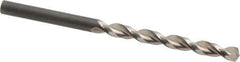 Guhring - 5.5mm 130° High Speed Steel Jobber Drill - Bright Finish, Right Hand Cut, Parabolic Flute, Straight Shank, 93mm OAL, Standard Point - Industrial Tool & Supply
