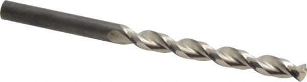 Guhring - 7mm 130° High Speed Steel Jobber Drill - Bright Finish, Right Hand Cut, Parabolic Flute, Straight Shank, 4-19/64" OAL, Standard Point - Industrial Tool & Supply