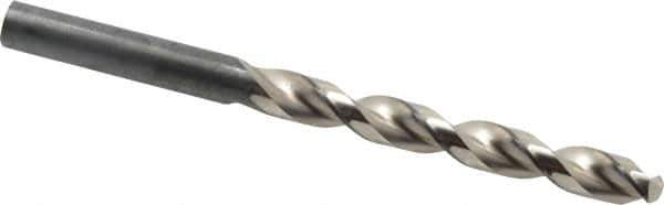 Guhring - 9.7mm 130° High Speed Steel Jobber Drill - Bright Finish, Right Hand Cut, Parabolic Flute, Straight Shank, 5-15/64" OAL, Standard Point - Industrial Tool & Supply