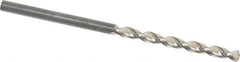 Guhring - #34 130° Cobalt Jobber Drill - Bright Finish, Right Hand Cut, Parabolic Flute, Straight Shank, 2-13/32" OAL, Standard Point - Industrial Tool & Supply