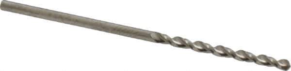 Guhring - 1/16" 130° Cobalt Jobber Drill - Bright Finish, Right Hand Cut, Parabolic Flute, Straight Shank, 1-11/16" OAL, Standard Point - Industrial Tool & Supply