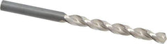 Guhring - Letter K 130° Cobalt Jobber Drill - Bright Finish, Right Hand Cut, Parabolic Flute, Straight Shank, 109mm OAL, Standard Point - Industrial Tool & Supply