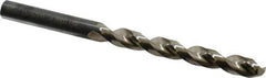 Guhring - Letter R 130° Cobalt Jobber Drill - Bright Finish, Right Hand Cut, Parabolic Flute, Straight Shank, 4-29/32" OAL, Standard Point - Industrial Tool & Supply