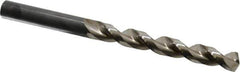 Guhring - Letter U 130° Cobalt Jobber Drill - Bright Finish, Right Hand Cut, Parabolic Flute, Straight Shank, 4-29/32" OAL, Standard Point - Industrial Tool & Supply